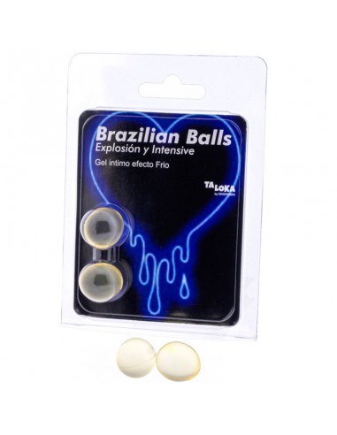 Taloka Brazilian Balls Gel Excitante Efecto Frio Y Vibración 2 Bolas - MySexyShop (ES)