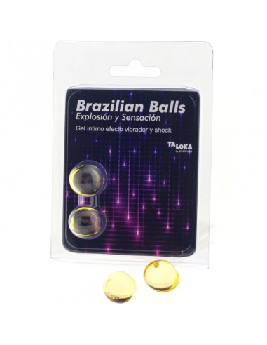 Taloka 2 Brazilian Balls Vibrating & Shock Effect Exciting Gel - MySexyShop.eu