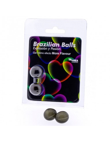 Taloka Brazilian Balls Gel Excitante Efecto More Flavour 2 Bolas - MySexyShop (ES)