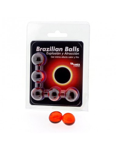 Taloka 5 Brazilian Balls Hot & Cold Effect Exciting Gel