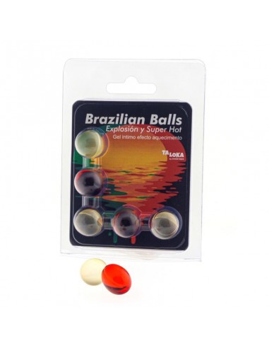 Taloka Brazilian Balls Gel Excitante Efecto Super Caliente 5 Bolas - MySexyShop (ES)