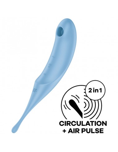 Satisfyer Twirling Pro Air Pulse Stimulator & Vibrator Blue |