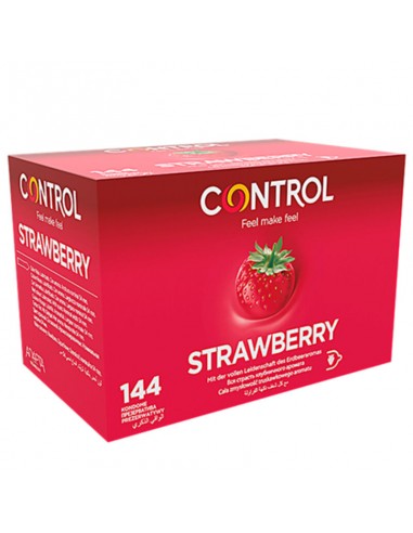 Control Adapta Strawberry Condoms 144 Units - MySexyShop.eu