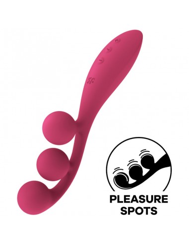 Satisfyer Tri Ball 1 Multi Vibrator Red | MySexyShop