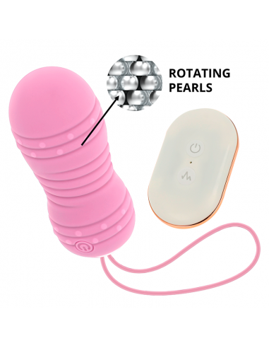 Ohmama Remote Control Rotating Egg 7 Patterns Pink | MySexyShop (PT)