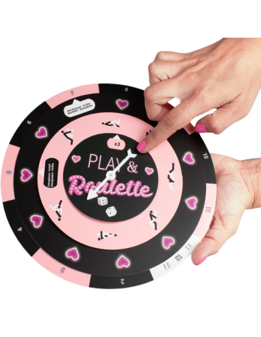 Secretplay Play & Roulette Dice & Roulette Game (ES/PT/EN/FR) - MySexyShop.eu