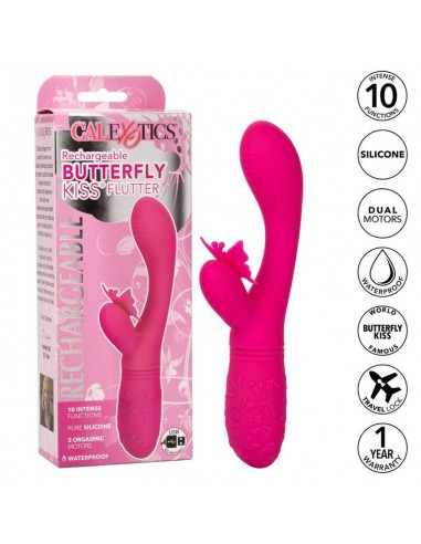 California Exotics Butterfly Kiss Flutter Pink | MySexyShop (PT)