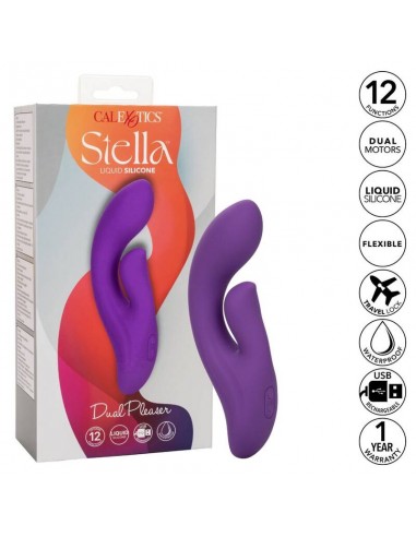 California Exotics Stella Dual Pleaser Violet | MySexyShop