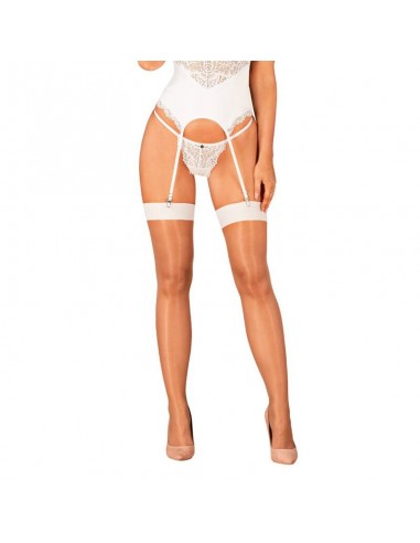 Obsessive S814 Stockings White S/M | MySexyShop (PT)