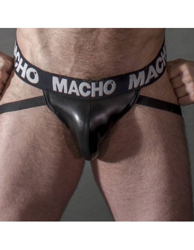 Macho Mx25nc Jock Cuero Negro S - MySexyShop (ES)