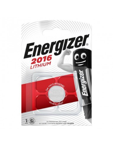 Energizer Battery Lithium Button Cr2016 3v 1 Unit - MySexyShop.eu