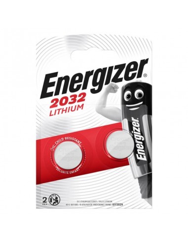 Energizer Battery Lithium Button Cr2032 3v 2 Unit