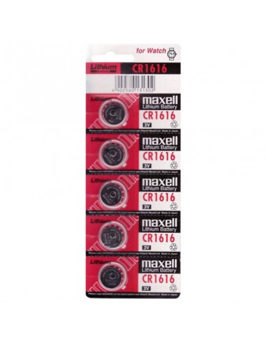 Maxell Battery Litio Cr1616 3v 5uds - MySexyShop