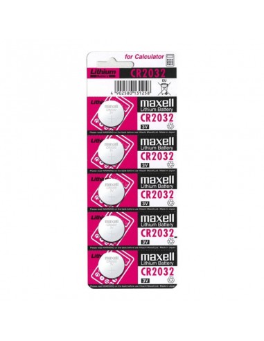 Maxell Battery Litio Cr2032 3v 5uds - MySexyShop
