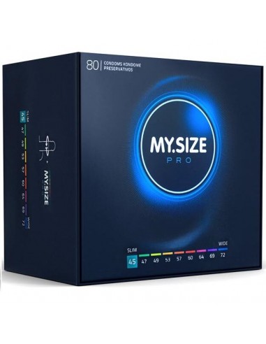 My Size Pro Condoms 45 Mm 80 Units | MySexyShop (PT)