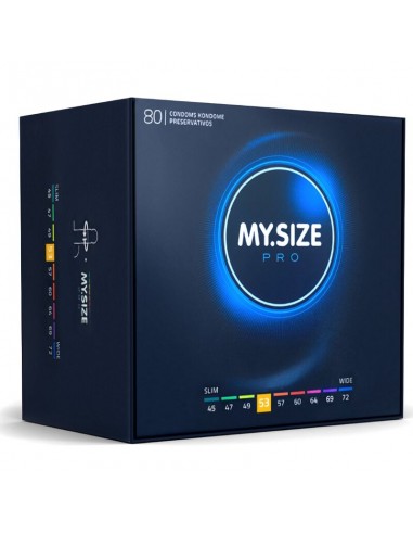 My Size Pro Condoms 53 Mm 80 Units - MySexyShop.eu