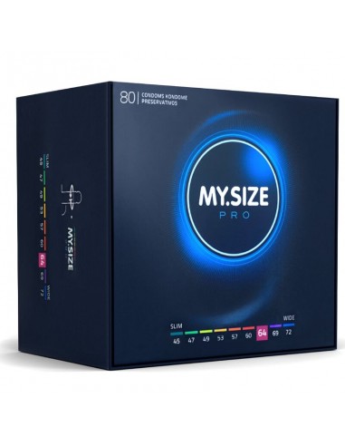 My Size Pro Condoms 64 Mm 80 Units | MySexyShop (PT)
