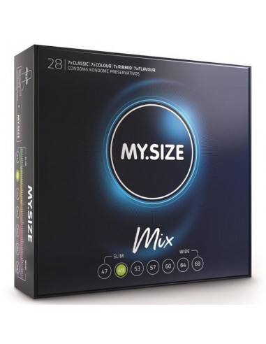 My Size Mix Condoms 49 Mm 28 Units - MySexyShop.eu