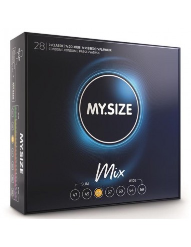 My Size Mix Condoms 53 Mm 28 Units - MySexyShop
