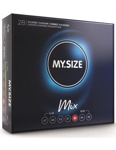 My Size Mix Condoms 60 Mm 28 Units - MySexyShop
