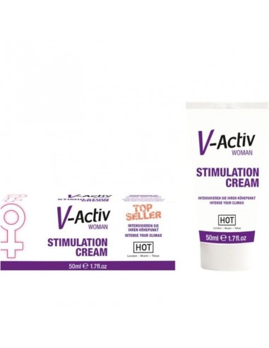 Hot V-Activ Stimulation Cream Woman 50ml - MySexyShop