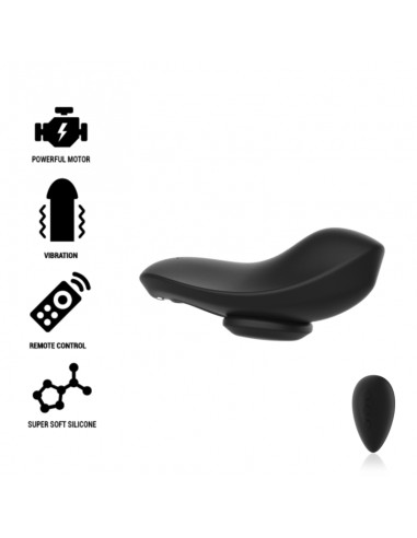 Black&Silver Preston Black Rechargeable Silicone Vibrator Pantie