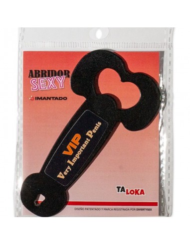 Taloka Magnetic Metal Opener Very Important Penis Black