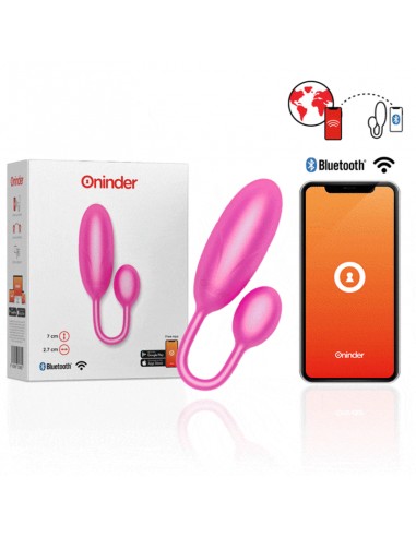 Oninder Denver Vibrating Egg Pink 7 X 2.7 Cm Free App - MySexyShop.eu