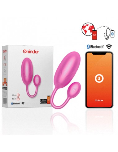 Oninder Tokyo Vibrating Egg Pink 7.5 X 3.2 Cm Free App | MySexyShop (PT)