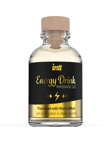 Intt Massage Gel With Flavored Energy Ca Drink And Heating Effect - MySexyShop.eu