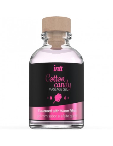 Intt Massage Gel With Cotton Candy Flavor And Heating Effect - MySexyShop.eu