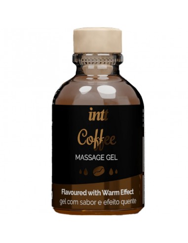 Intt Hot Effect Coffee Flavor Massage Gel - MySexyShop
