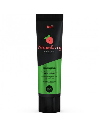 Intt Intimate Water-Based Lubricant Strawberry Flavor | MySexyShop (PT)