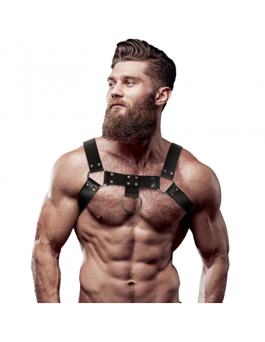 Fetish Submissive Attitude Eco Leather Chest Strap Harness Men