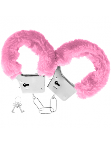 Ohmama Pleasure Furry Handcuffs Pink - MySexyShop