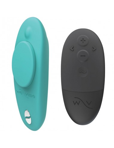 We-Vibe Moxie + Clitoral Vibrator Aqua - MySexyShop