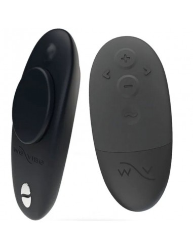 We-Vibe Moxie + Clitoral Vibrator Satin Black - MySexyShop