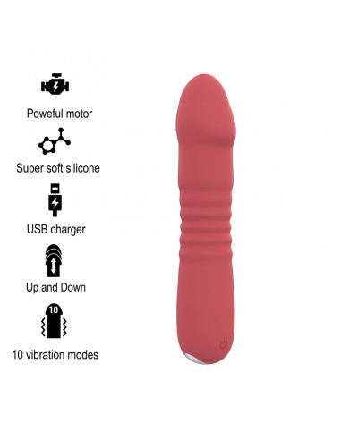 Intense Juni Up & Down 10 Vibrations Red | MySexyShop (PT)