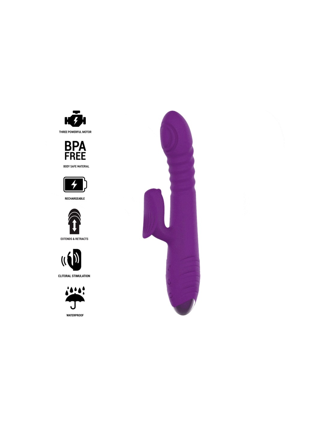 Intense Iggy Multifunction Rechargeable Vibrator Up Down With