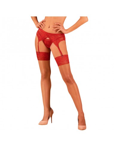 Obsessive Lacelove Stockings Red XS/S | MySexyShop (PT)