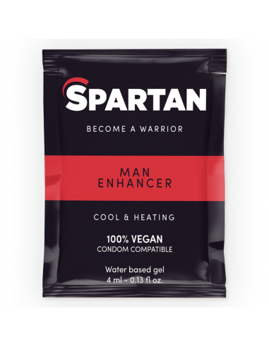 Spartan Male Enhancer Gel Hot-Cold Effect 100% Vegan 4ml | MySexyShop (PT)