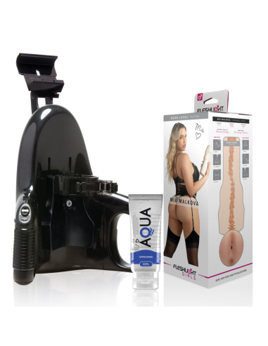 Fleshlight Mia Malkova Boss Level + Universal Launch + Aqua Quality Lubricant 50 Ml