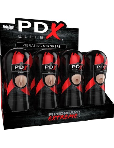 Pdx Elite Stroker Set 12 Units: 6x Vagina, 3x Ano, 3x Mouth