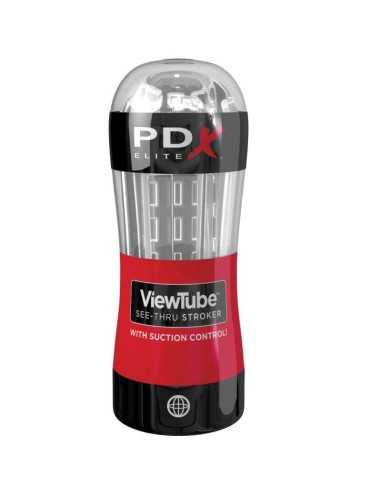 Pdx Elite Stroker Viewtube Control Suction Transparent