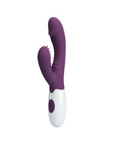 Pretty Love Andre Rabbit Vibrator & G-Point Stimulator Purple