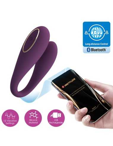 Pretty Love August Remote Global Double Pleasure Vibrator