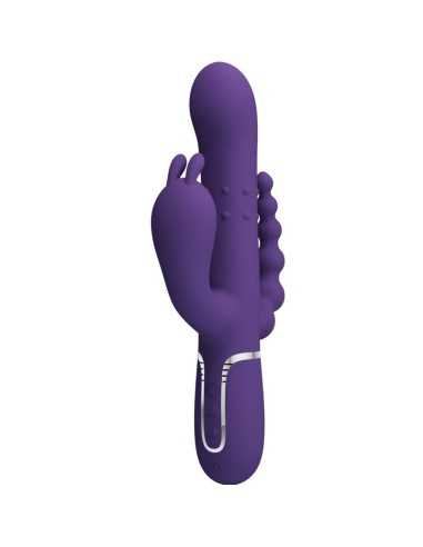 Pretty Love Cammy Triple Vibrator Multifunction 4 In 1 Purple