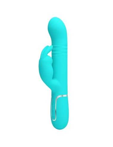 Pretty Love Coale Rabbit Vibrator Pearls Aqua Green