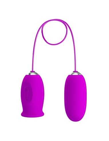 Pretty Love Daisy Dual Egg Rechargeable Vibrator Purple