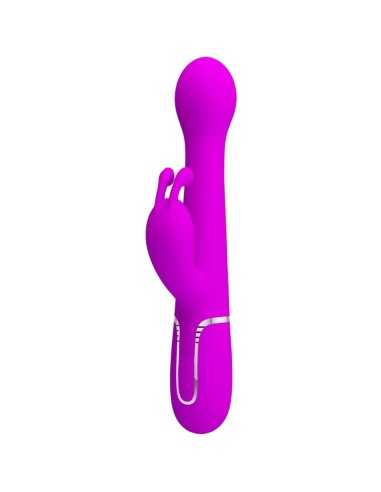 Pretty Love Dejon Rabbit Vibrator 3 In 1 Multifunction Violet